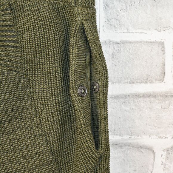 SNOW PEAK Japan Men's Wool blend Knit Pants in olive Green size Small - Picture 7 of 11
